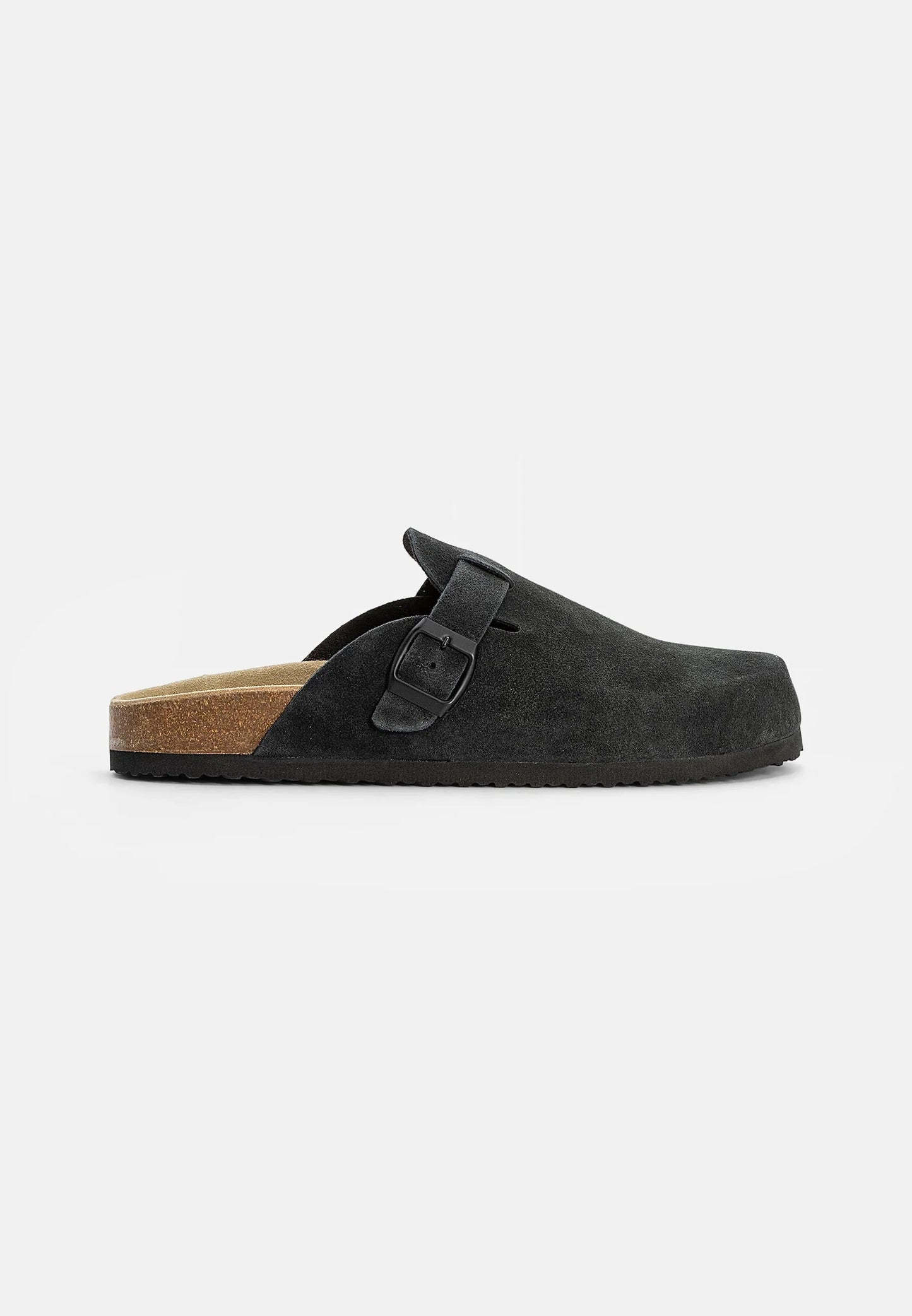 Men's Suede Sandals - Black