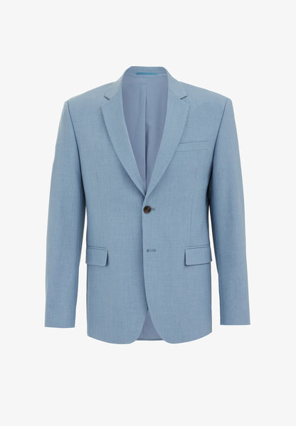 Men's Regular Fit Tailored Blazer - Light Blue