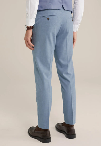 Regular Fit Tailored Trousers - Light Blue