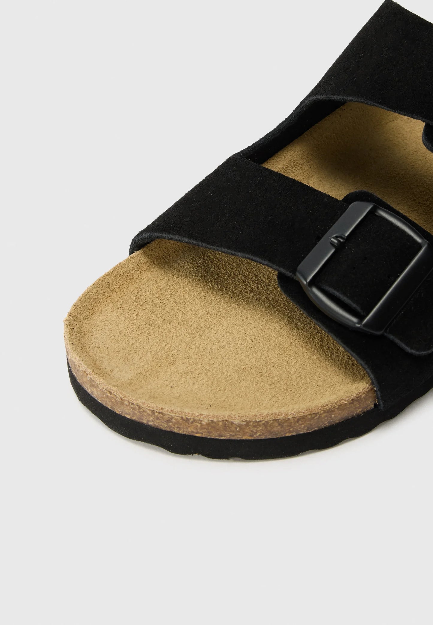Rully Leather Sandals - Black