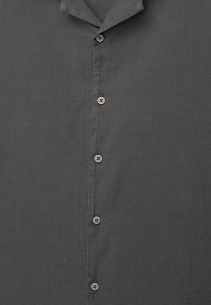 Classic Linen Shirt - Dark Grey