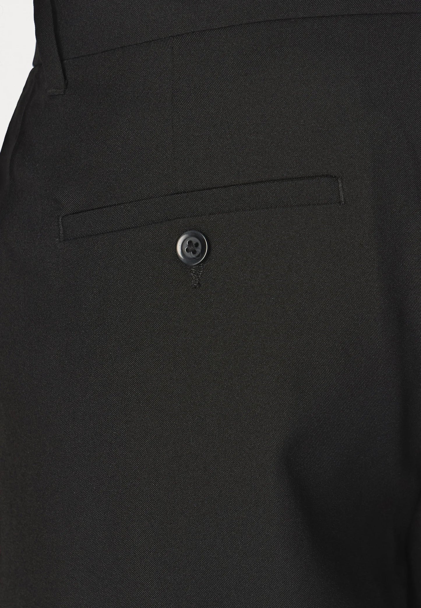 Men's Premium Fit Tailored Formal Trousers - Black