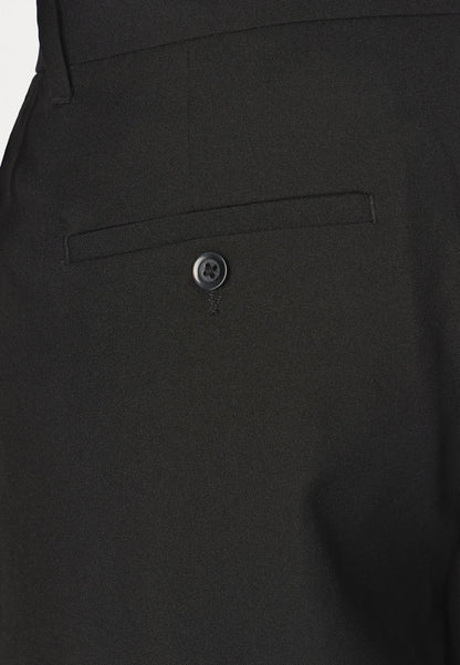 Men's Premium Fit Tailored Formal Trousers - Black