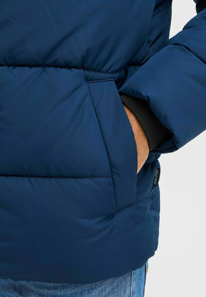 Ultralight Puffer Jacket with Hood - Blue