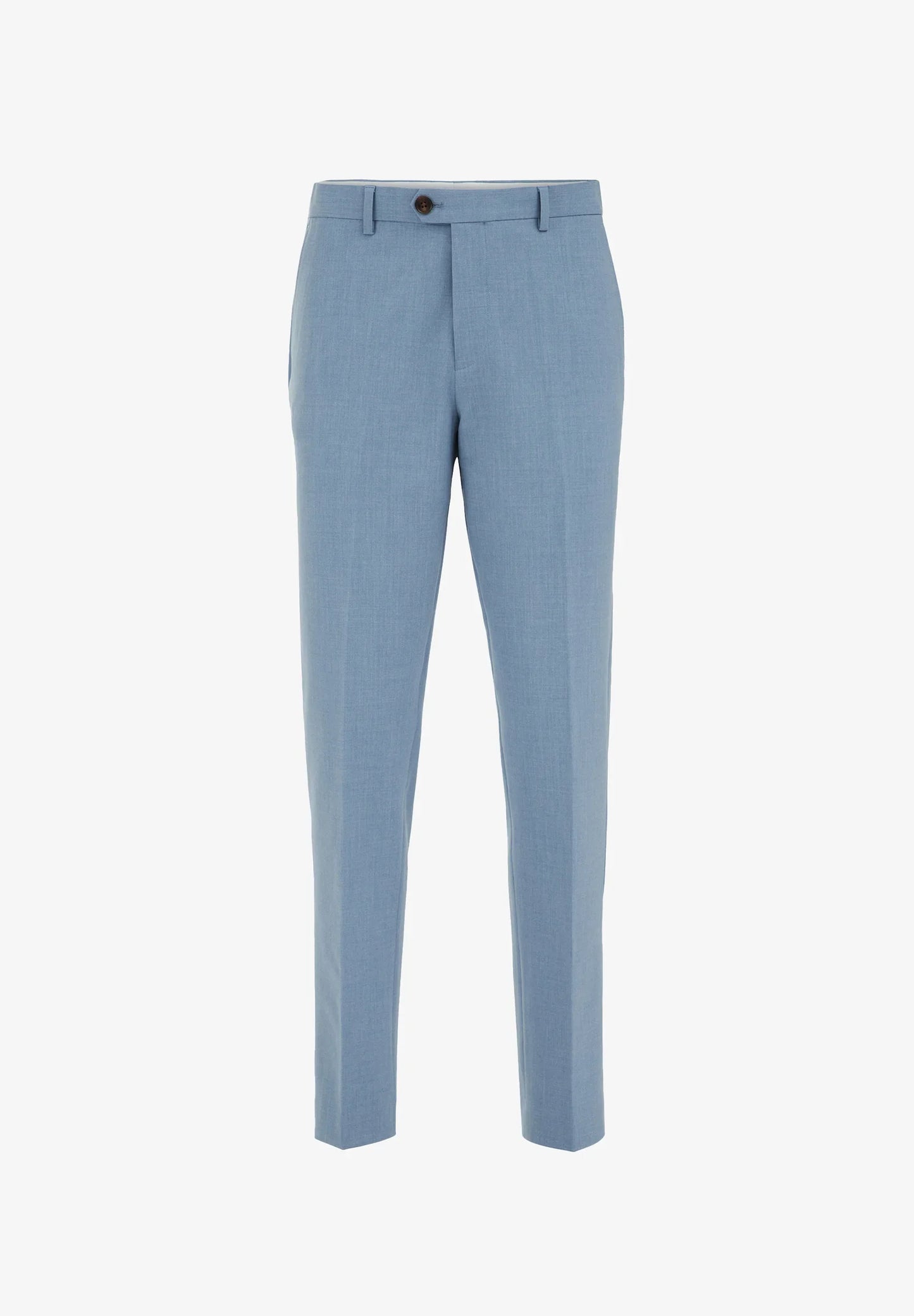 Regular Fit Tailored Trousers - Light Blue
