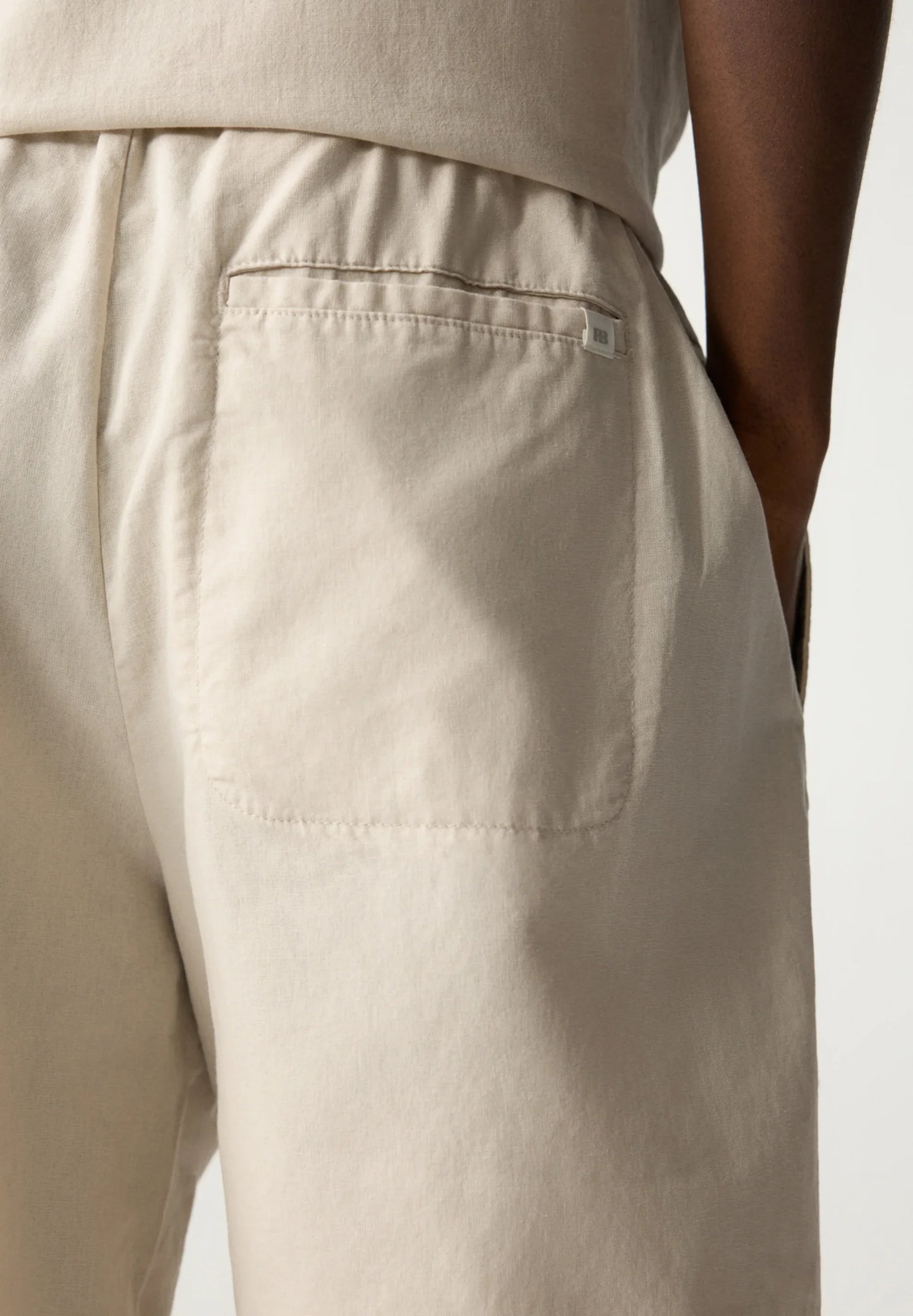 Linen Shorts - Beige
