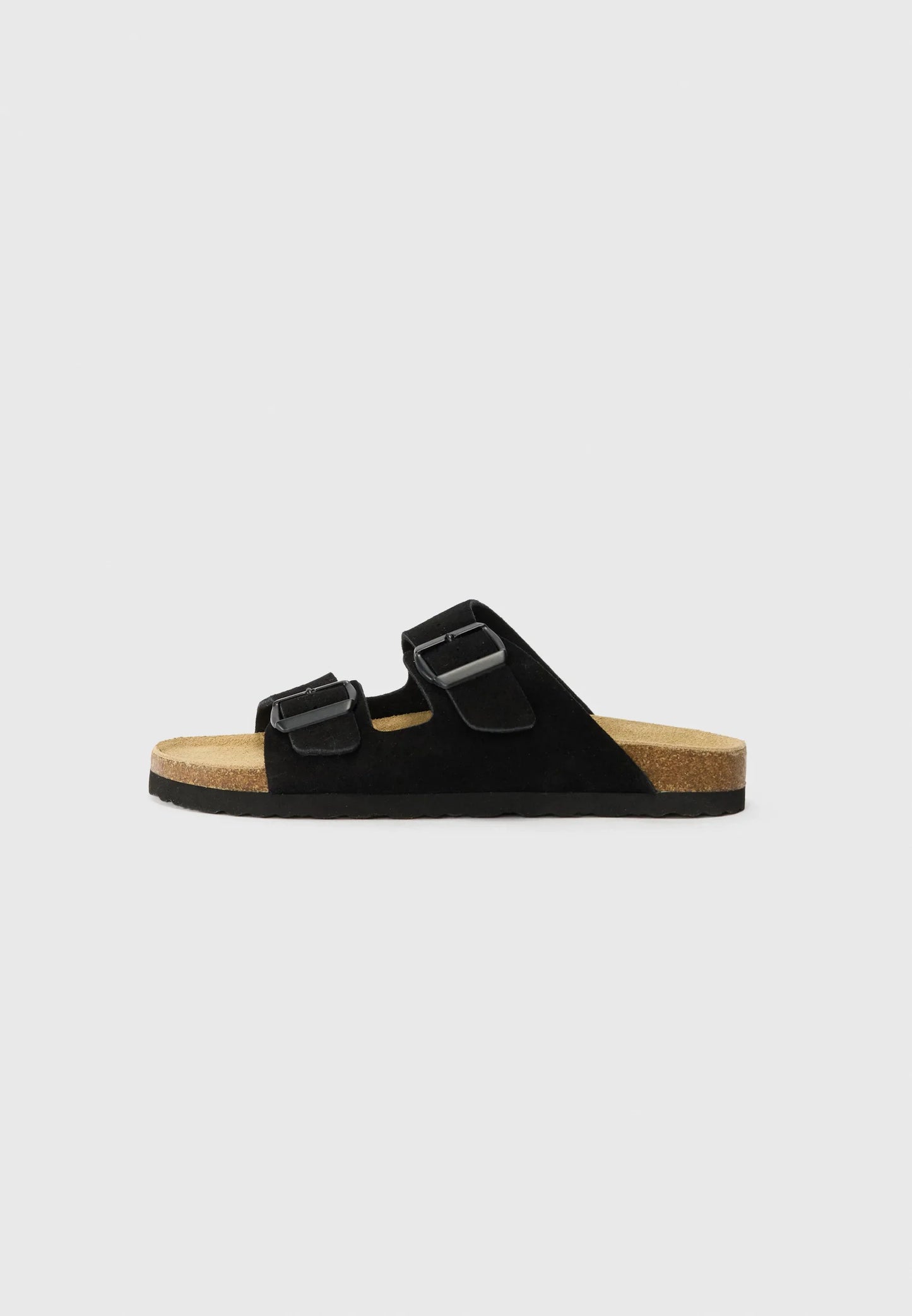 Rully Leather Sandals - Black