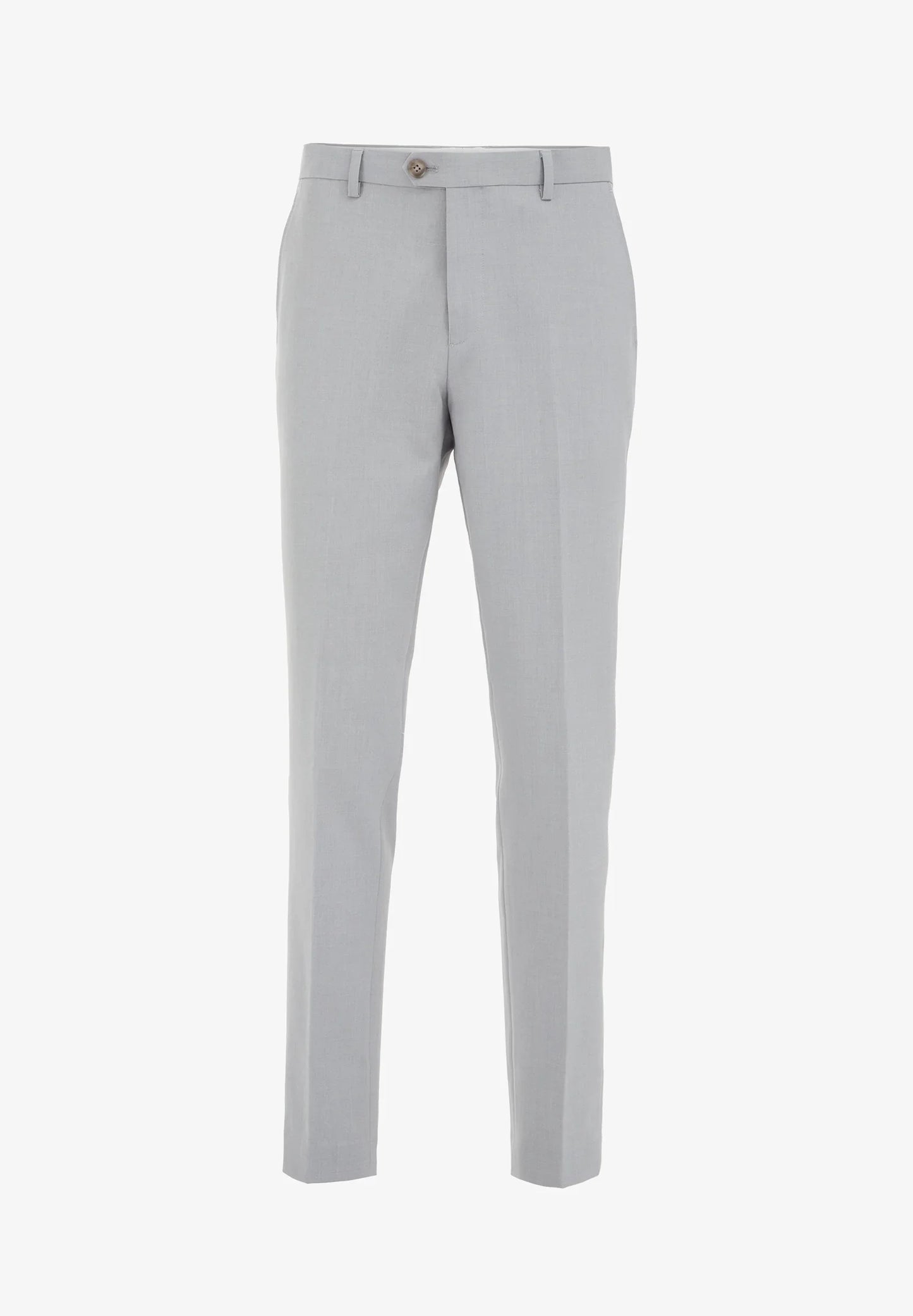 Regular Fit Tailored Trousers - Light Grey