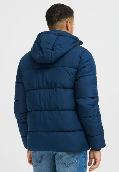 Ultralight Puffer Jacket with Hood - Blue