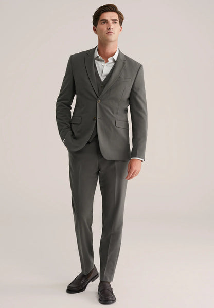Men's Regular Fit Tailored Blazer - Dark Grey