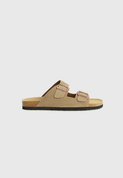 Rully Leather Sandals - Brown