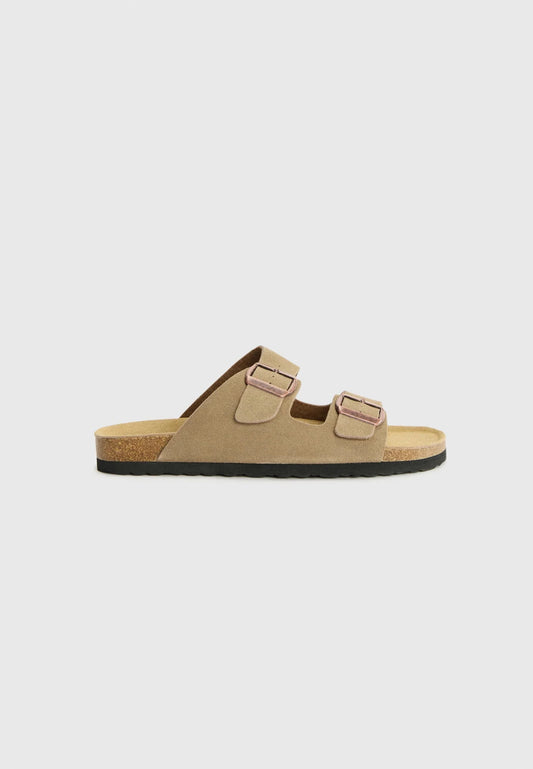 Rully Leather Sandals - Brown