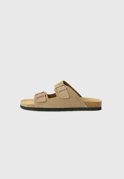 Rully Leather Sandals - Brown