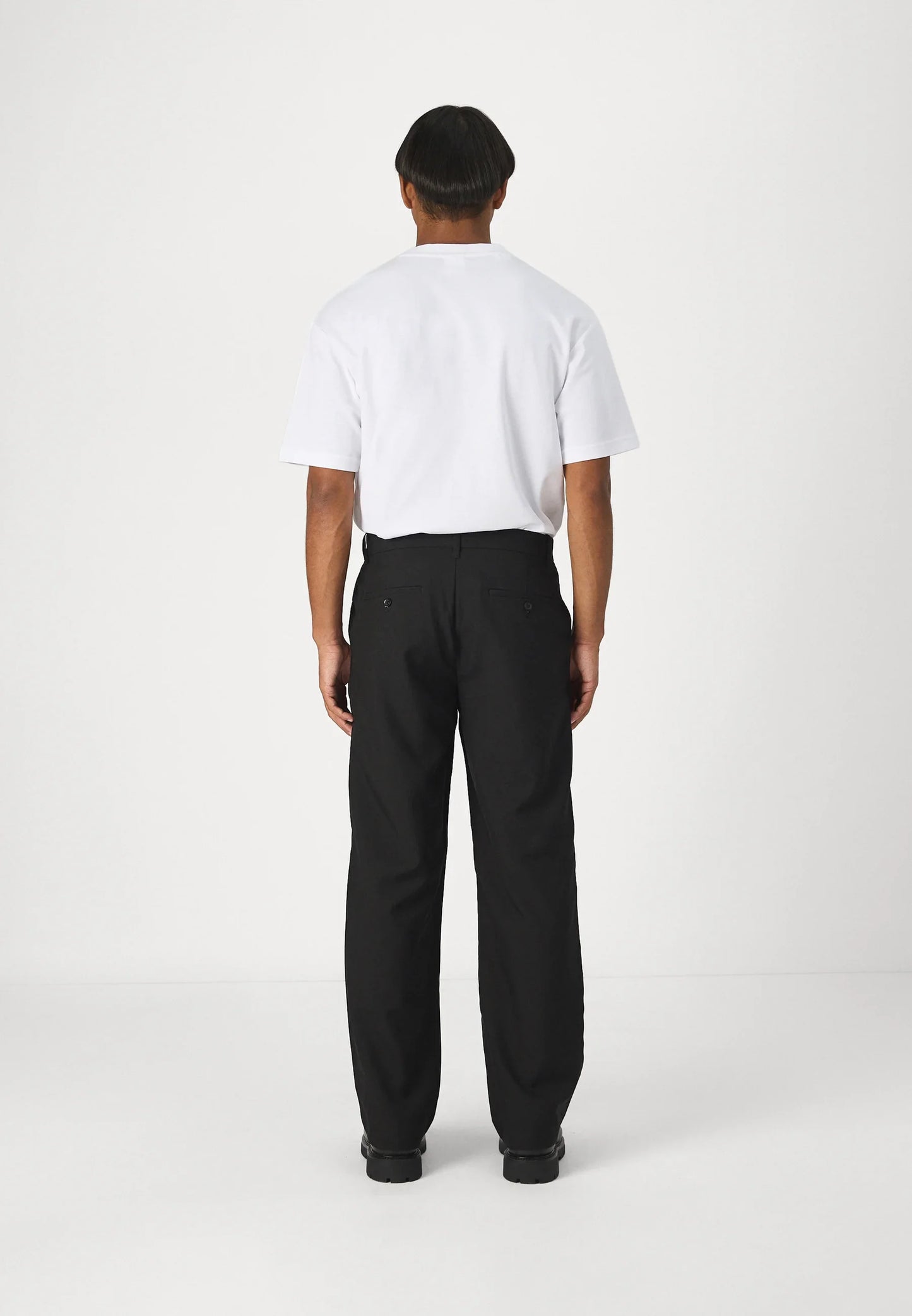 Men's Premium Fit Tailored Formal Trousers - Black