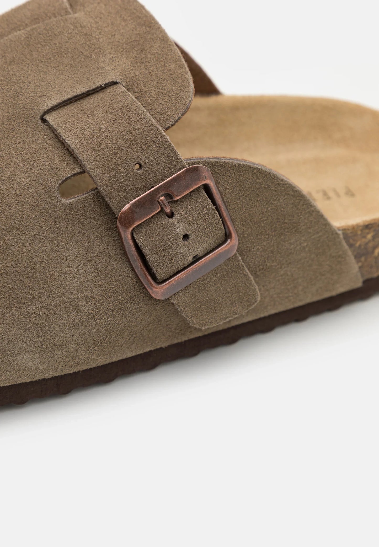 Men's Suede Sandals - Brown