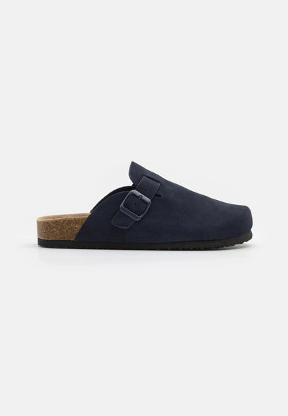 Men's Suede Sandals - Navy Blue