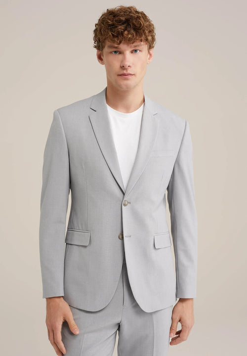 Men's Regular Fit Tailored Blazer - Light Grey