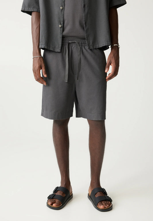 Linen Shorts - Dark Grey