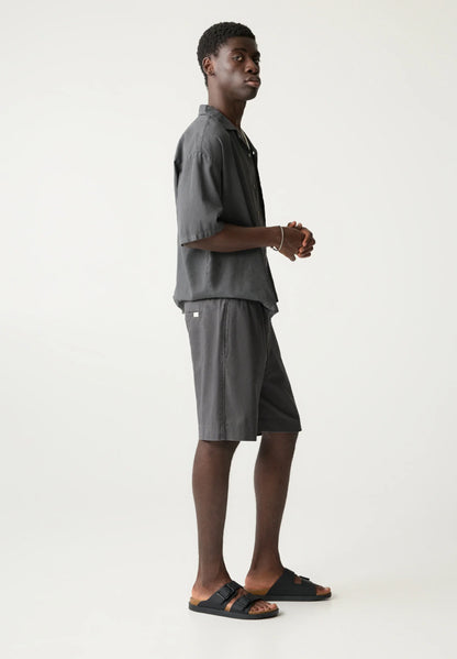 Linen Shorts - Dark Grey