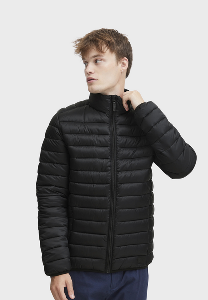 Ultralight Nylon Puffer Jacket - Black